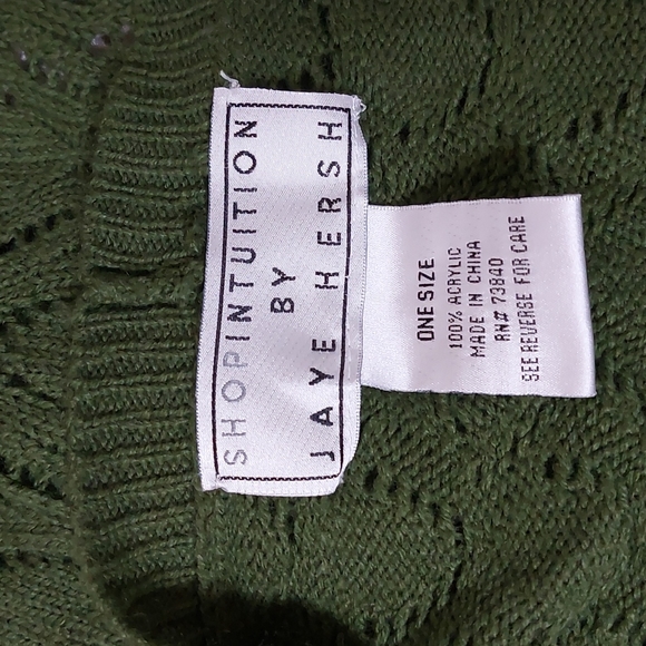 3 way convertible scarf/wrap/poncho, OS, Shopintution by Jaye Hersch - Picture 5 of 5